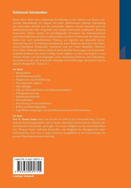 Produktbild: Relationale Datenbanken