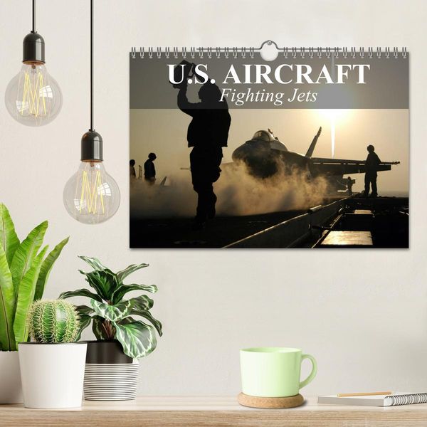 Produktbild: U.S. Aircraft - Fighting Jets (Wall Calendar 2026 DIN A4 landscape), CALVENDO 12 Month Wall Calendar