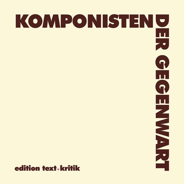 Produktbild: Komponisten der Gegenwart (KDG)