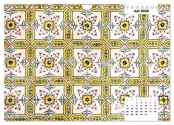 Produktbild: Lissabons Azulejos (Wandkalender 2026 DIN A4 quer), CALVENDO Monatskalender
