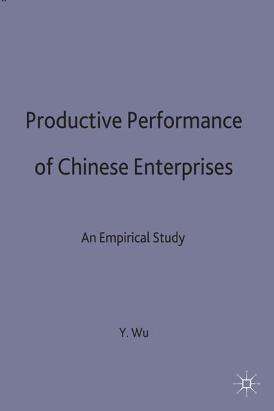 Produktbild: Productive Performance of Chinese Enterprises