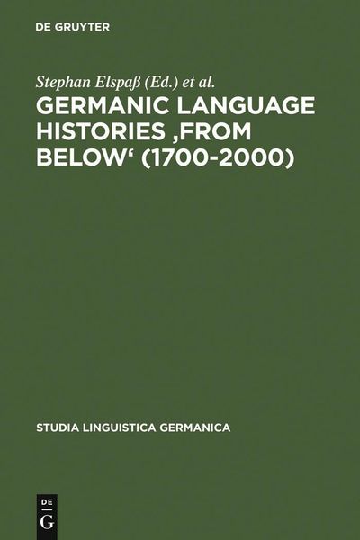 Produktbild: Germanic Language Histories 'from Below' (1700-2000)