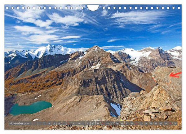 Produktbild: Berge - Gletscher - Seen (Wandkalender 2026 DIN A4 quer), CALVENDO Monatskalender