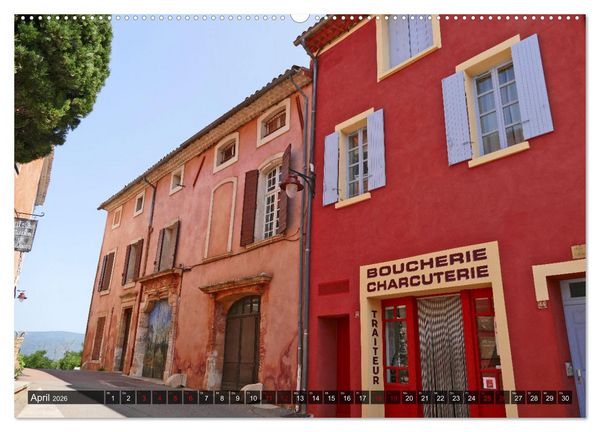 Produktbild: Spaziergang durch Roussillon (hochwertiger Premium Wandkalender 2026 DIN A2 quer), Kunstdruck in Hochglanz