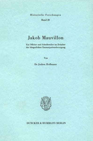 Produktbild: Jakob Mauvillon.