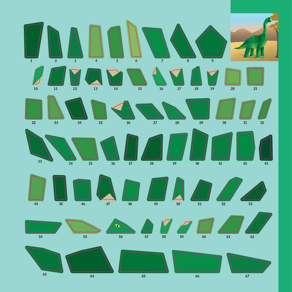 Produktbild: Paint by Sticker Kids: Dinosaurs