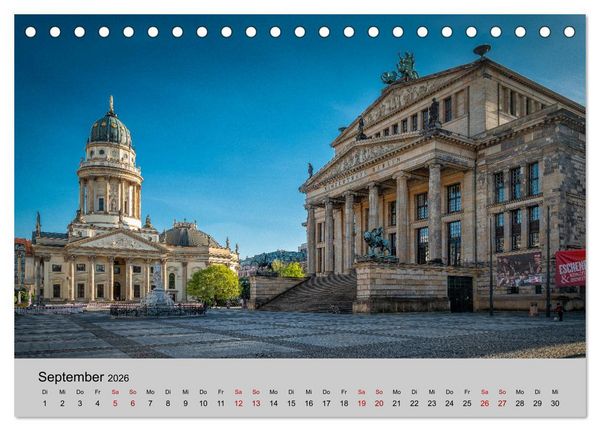 Produktbild: Ein Spaziergang durch Berlin (Tischkalender 2026 DIN A5 quer), CALVENDO Monatskalender