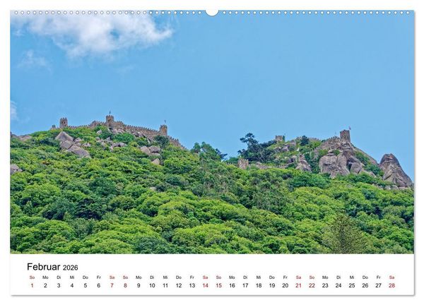 Produktbild: Lissabon und seine Wahrzeichen - Zwischen Tradition und Moderne (hochwertiger Premium Wandkalender 2026 DIN A2 quer), Kunstdruck in Hochglanz