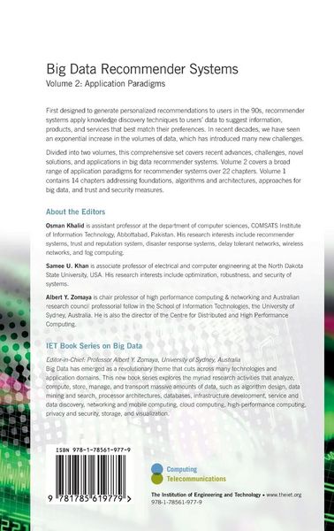 Produktbild: Big Data Recommender Systems