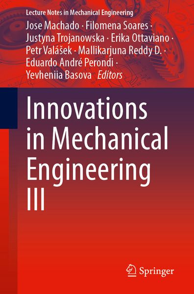 Produktbild: Innovations in Mechanical Engineering III