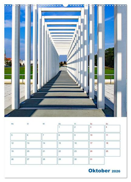 Produktbild: Residenzstadt Schwerin - Mecklenburg-Vorpommern - Terminplaner (hochwertiger Premium Wandkalender 2026 DIN A2 hoch), Kunstdruck in Hochglanz
