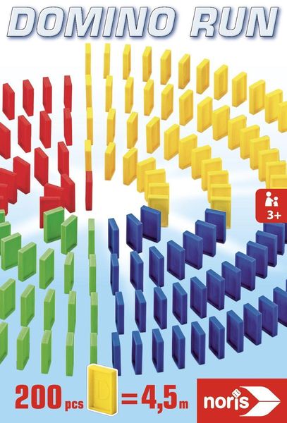Großer Spielspaß mit Domino Run von Noris für die ganze Familie Großer Spielspaß mit Domino Run von Noris für die ganze Familie