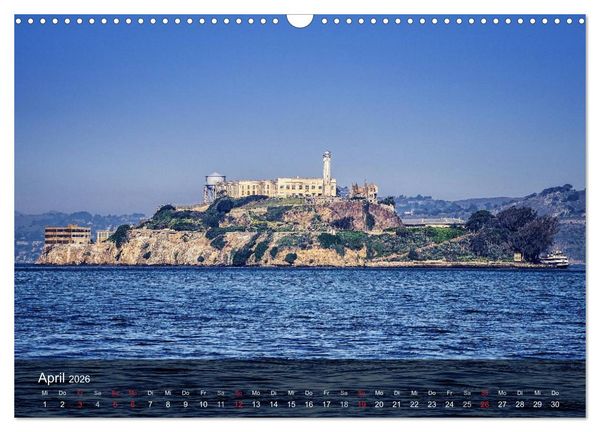 Produktbild: San Francisco Impressionen Tag und Nacht (Wandkalender 2026 DIN A3 quer), CALVENDO Monatskalender