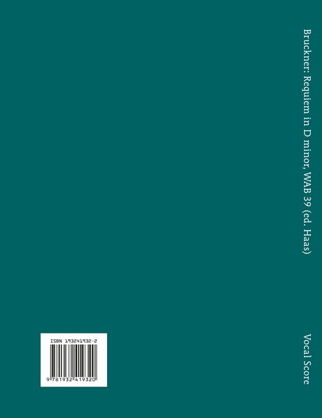 Produktbild: Requiem in D minor, WAB 39