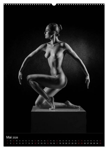 Produktbild: BODY SCULPTURE (Wandkalender 2026 DIN A2 hoch), CALVENDO Monatskalender