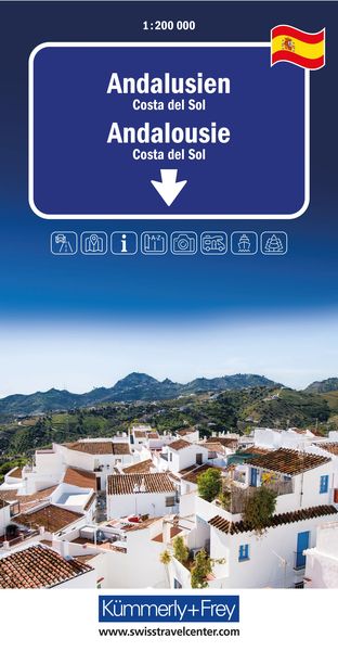 Kümmerly+Frey Regional-Strassenkarte Andalusien 1:200.000, Sonstige von , Kümmerly+Frey, 978-3-259-30029-9