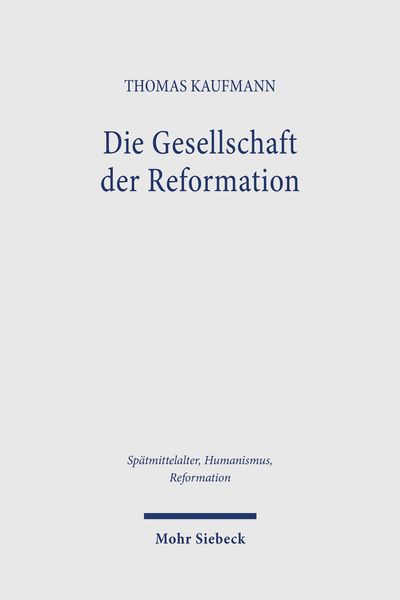 Produktbild: Die Gesellschaft der Reformation