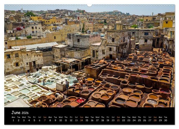 Produktbild: Impressions of Morocco 2026 (High Quality Premium Wall Calendar 2026 DIN A2 landscape),CALVENDO 12 Month Wall Calendar