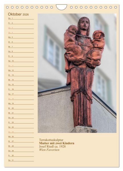 Produktbild: M&uuml;tter mit Kindern in der Kunst (Wandkalender 2026 DIN A4 hoch), CALVENDO Monatskalender