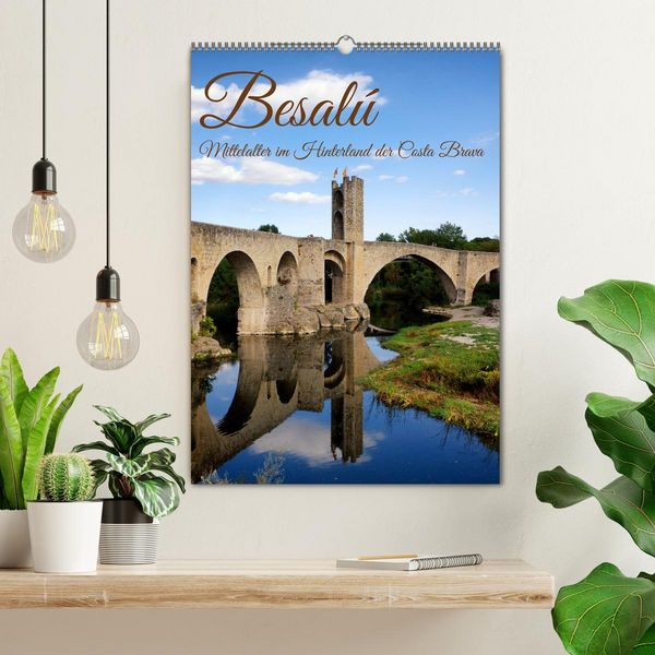Produktbild: Besal&uacute; - Mittelalter im Hinterland der Costa Brava (Wandkalender 2026 DIN A2 hoch), CALVENDO Monatskalender
