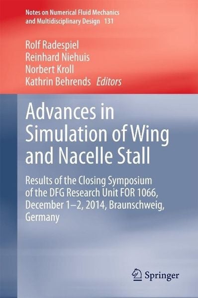 Produktbild: Advances in Simulation of Wing and Nacelle Stall