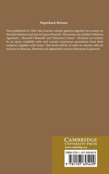 Produktbild: Johnson Agonistes and Other Essays