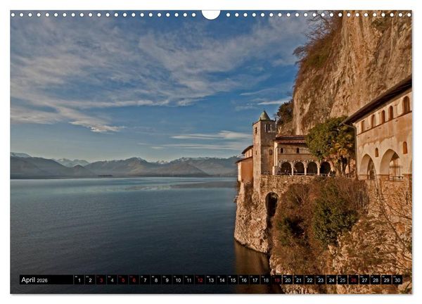 Produktbild: Lago Maggiore - Der malerische See in Italien und der Schweiz (Wandkalender 2026 DIN A3 quer), CALVENDO Monatskalender