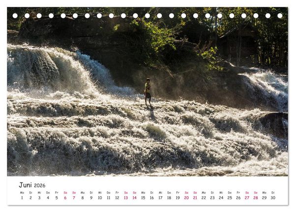 Produktbild: Laos - Im Herzen Indochinas (Tischkalender 2026 DIN A5 quer), CALVENDO Monatskalender