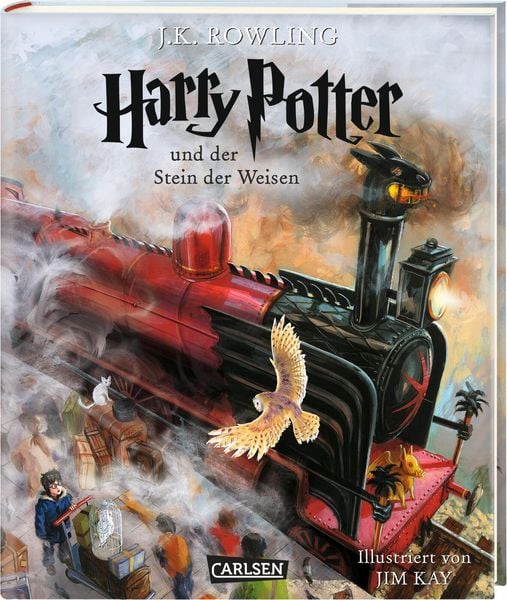 Produktbild: Harry Potter und der Stein der Weisen (farbig illustrierte Schmuckausgabe)