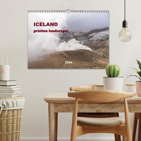 Produktbild: ICELAND pristine landscapes (Wall Calendar 2026 DIN A3 landscape), CALVENDO 12 Month Wall Calendar