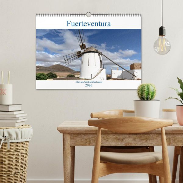 Produktbild: Fuerteventura - Hart am Wind (Wandkalender 2026 DIN A3 quer), CALVENDO Monatskalender