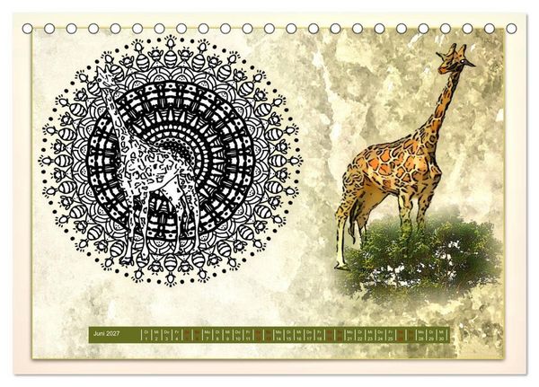 Produktbild: Mandalas 2027 - Beruhigende Momente (Tischkalender 2027 DIN A5 quer), CALVENDO Monatskalender