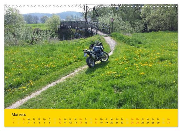 Produktbild: Freude an - Spa&szlig; mit der BMW GS (Wandkalender 2026 DIN A3 quer), CALVENDO Monatskalender