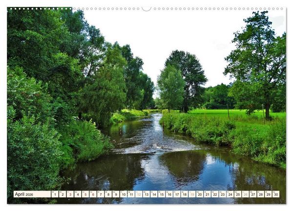 Produktbild: Rotenburg - Die bunte Stadt an der W&uuml;mme (hochwertiger Premium Wandkalender 2026 DIN A2 quer), Kunstdruck in Hochglanz