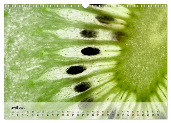 Produktbild: C&oelig;ur de fruits c&oelig;ur de l&eacute;gumes (Calendrier mural 2026 DIN A3 vertical), CALVENDO calendrier mensuel