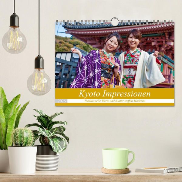 Produktbild: Kyoto Impressionen (Wandkalender 2026 DIN A4 quer), CALVENDO Monatskalender