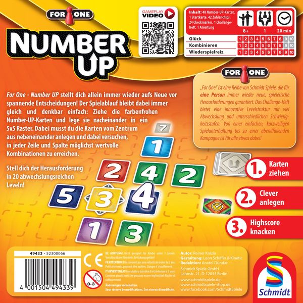 Produktbild: For One, Number UP
