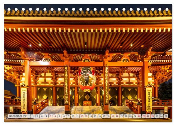 Produktbild: JAPAN Journey through time and beauty (Desk Calendar 2026 DIN A5 landscape), CALVENDO 12 Month DeskCalendar