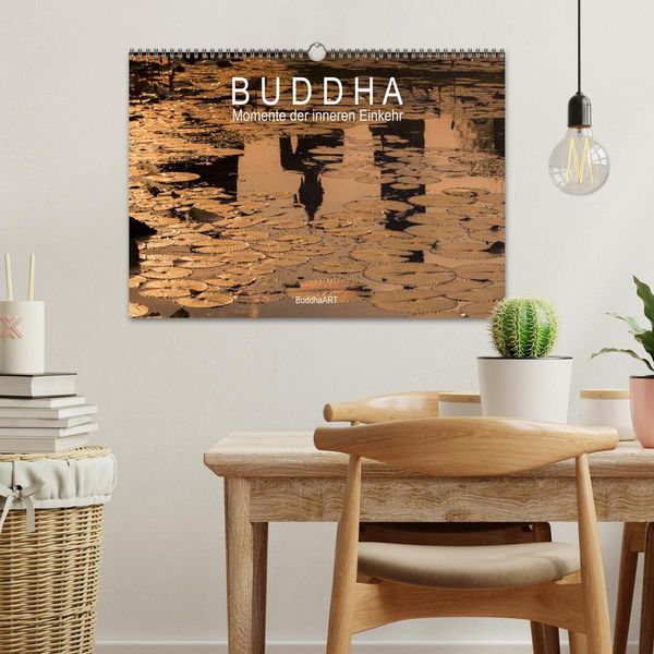 Produktbild: Buddha - Momente der inneren Einkehr (Wandkalender 2026 DIN A3 quer), CALVENDO Monatskalender