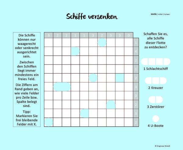 Produktbild: Schiffe versenken. Jetzt ohne Gegner alleine spielen. Der Spiele-Klassiker als Einzel-Spieler-Version. Ged&auml;chtnistraining und Logik-Spiel f&uuml;r stundenlangen R&auml;tsel-Spa&szlig;. R&auml;tsel-Block im XXL-Format