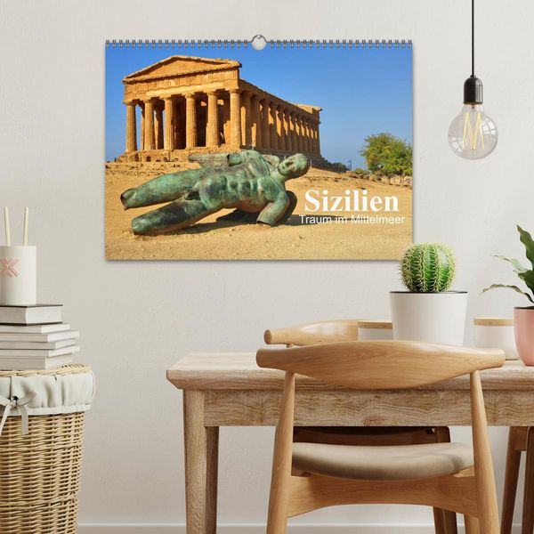Produktbild: Sizilien - Traum im Mittelmeer (Wandkalender 2026 DIN A3 quer), CALVENDO Monatskalender