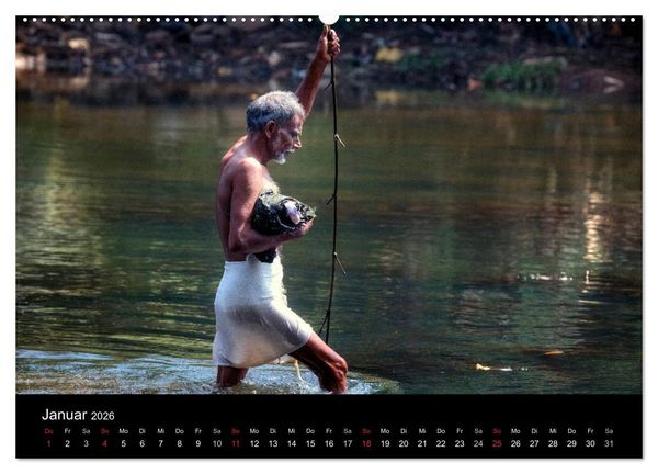 Produktbild: Indiens Gesichter (Wandkalender 2026 DIN A2 quer), CALVENDO Monatskalender