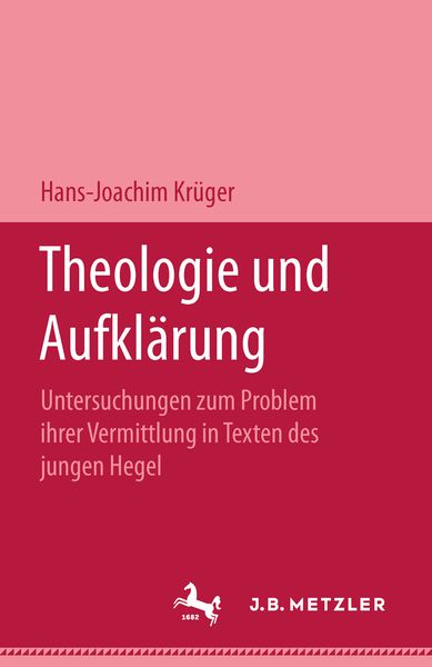 Produktbild: Theologie und Aufkl&auml;rung