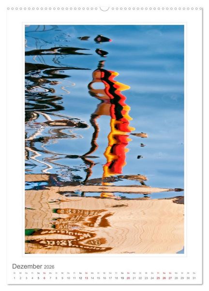 Produktbild: Wasserreflexionen (hochwertiger Premium Wandkalender 2026 DIN A2 hoch), Kunstdruck in Hochglanz