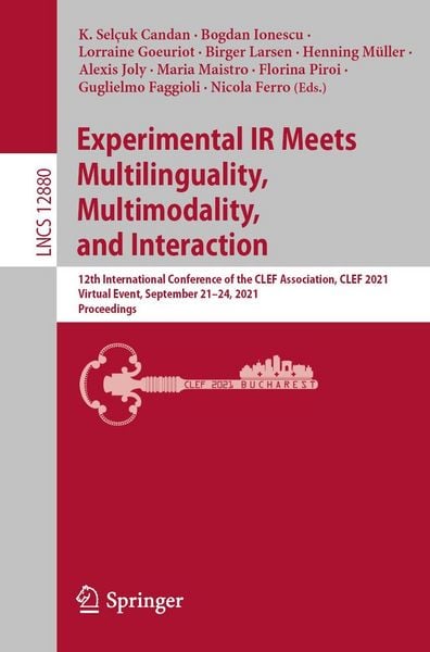 Produktbild: Experimental IR Meets Multilinguality, Multimodality, and Interaction