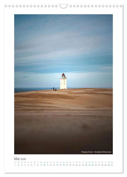 Produktbild: Leuchtt&uuml;rme an der Nordseek&uuml;ste (Wandkalender 2026 DIN A3 hoch), CALVENDO Monatskalender