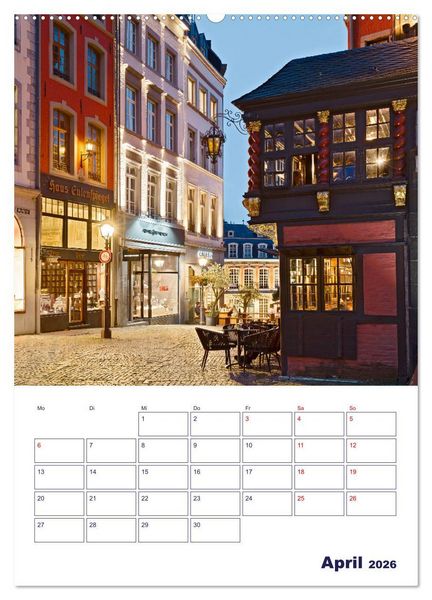 Produktbild: Zauberhaftes Aachen (Wandkalender 2026 DIN A2 hoch), CALVENDO Monatskalender