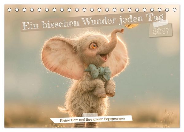 Produktbild: Ein bisschen Wunder jeden Tag (Tischkalender 2027 DIN A5 quer), CALVENDO Monatskalender