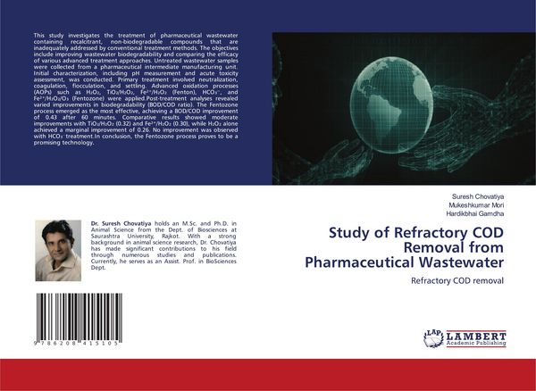 Produktbild: Study of Refractory COD Removal from Pharmaceutical Wastewater
