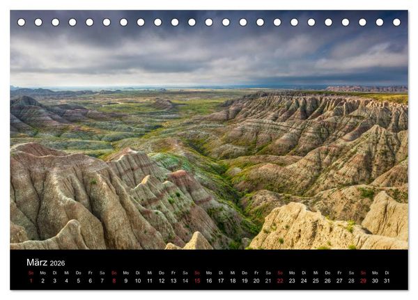 Produktbild: Best of the wild West 2026 (Tischkalender 2026 DIN A5 quer), CALVENDO Monatskalender